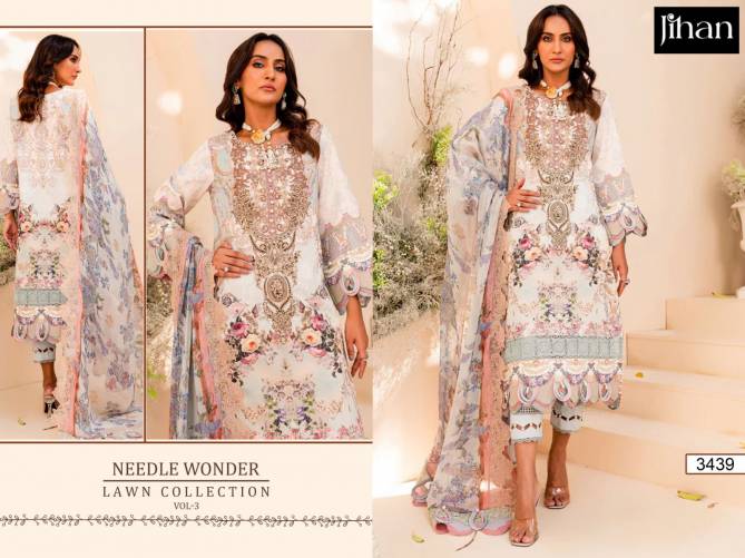 Needle Wonder Vol 3 By Jihan Cotton Pakistani Suits Wholesale Shop In Surat
